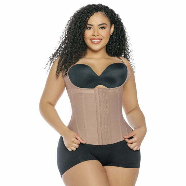 63136-CCB Chaleco con tiras y broches