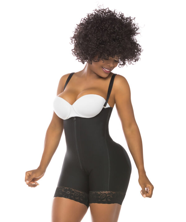 62156 Faja strapless short cola en lycra - Imagen 4