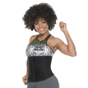 684-S Cinturilla tubular en neopreno unisex con broches