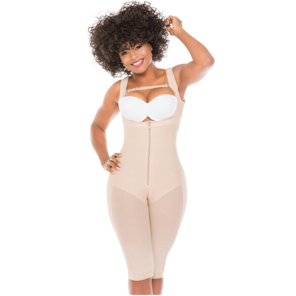 517 Faja lipoescultura manga sisa cola en lycra