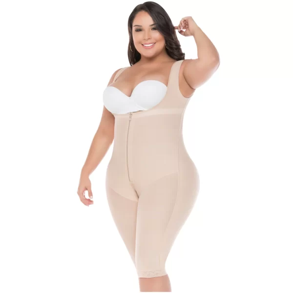 517 Faja lipoescultura manga sisa cola en lycra - Imagen 4